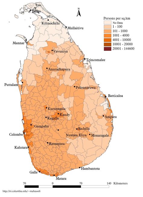 sri lanka population
